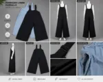 Wide Leg Overall jumpsuit - Image 2